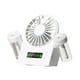 thumbnail image 2 of Ventilador nebulizador portátil Ventilador de enfriamiento de aire Pantalla digital Ventilador de escritorio compacto para Blanco, 2 of 9