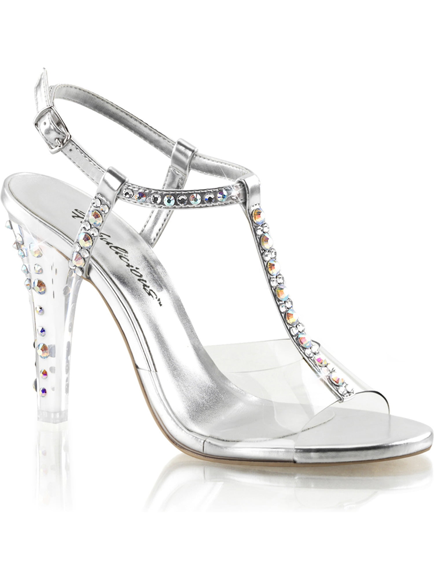 walmart silver heels