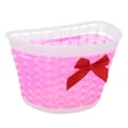 thumbnail image 5 of Kids' Bicycle Basket - Front Bowknot Design, Durable , Fits Most Bikes & Scooters, 5 of 7