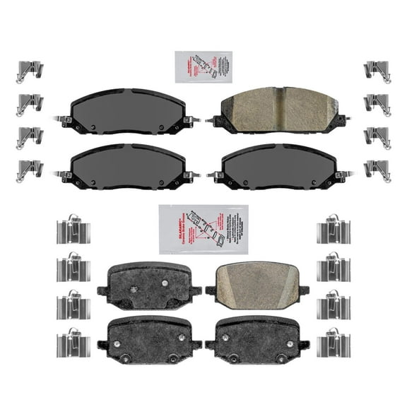 For 2020-21 Ford Explorer With 363MM AmeriBrake Ceramic Pads Hardware Brake Pads
