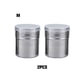 thumbnail image 2 of Bewildely 2pieces Steel Sprinkler Fine Mesh Cover - Can Pepper Spice 2pack/lot Lid With Spices Seasoning Jar Lid With Can Type2 NO2, 2 of 6