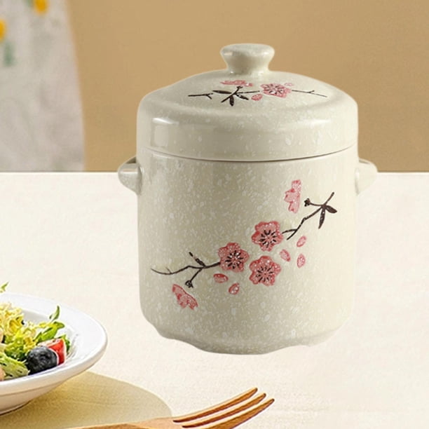 Tnarru Butter Crock Butter Keeper Multifunctional Heat Resistant