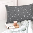 thumbnail image 4 of Honeii Airplane Routes Around The World Print Pillow Cases,Plush Throw Pillow Covers,Decorative Pillowcase for Sofa, Couch, Living Room-16"x24", 4 of 6