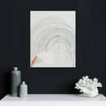 thumbnail image 4 of EastSmooth Contemporary White Textured Wall Art:  Retro Plaster Geometric Abstract Painting Line Spiral Shapes Wall Decor for Living Room, Bedroom Modern Neutral Art Decoration Framed Ready to Hang, 4 of 4