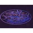 thumbnail image 1 of Ahgly Company Machine Washable Indoor Rectangle Transitional Deep Purple Area Rugs, 2' x 4', 1 of 7