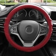 thumbnail image 3 of FH Group , Couvercle de Volant en Silicone, Conception avec Marques de Prise, Bourgogne pour Auto, 3 of 4