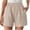 Beige, variant on Feancey Womens Summer Shorts Trendy Elastic High Waist Wide Leg Shorts Loose Fit Casual Beach Shorts Comfy Short Lounge Shorts with Pockets Black XXL