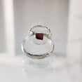 thumbnail image 6 of Natural Garnet Ring, Rough Garnet Gemstone Ring, January Birthstone, Bohemian Ring, 925 Sterling Silver, Womens Ring, Christmas, Thanksgiving, Handmade, Statement Jewelry, Rough Gemstone Jewelry, 6 of 6