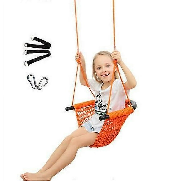 Children Swing Family Toys Indoor And Outdoor Garden Hand-Woven Swing Chair Hanging Chair