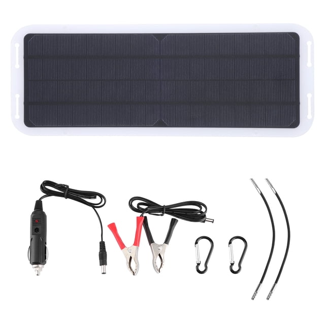 Tablero De Energía Solar, Kit De Cargador De Tablero Para Exteriores, Panel Solar Portátil, Para Tractores, Motos De Nieve, Automóviles, Motocicletas ANGGREK No