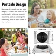 thumbnail image 4 of Electric Stove, CUSIMAX Portable Hot Plate for Countertop, Single Cast Iron Burner, 1500 Watts 7-Stage Temperature Control, Suitable for Any Cookware, 4 of 7