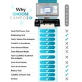 thumbnail image 4 of Silhouette Cameo 5α (Alpha) Cutting Machine (Matte Black) Basic Bundle with Vinyl, Transfer Tape, Tools, Cutting Mat, Designs & Software, 4 of 5