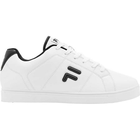 Men's Fila Charleston Low Top Sneaker White/Black/White 11.5 M