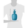 thumbnail image 4 of Urban Trends Collection 44209 40 oz Large Ceramic Pineapple Canister, Blue, 4 of 4