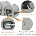 thumbnail image 3 of Portable Cat Playpen, Delivery Room, Enclosure, Postoperative Recovery, House Design for Better Standing, Foldable Pet Tent for Indoor and Outdoor Use, Cat Houses & Condos Light Gray, 3 of 15