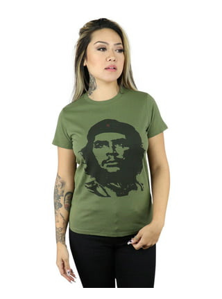 Che Guevara short sleeve olive green T-shirt with classic Che