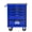 Black+Blue, variant on 5 Drawers Metal Rolling Tool Cart with Wheels for Garage Workshop, Red&Black Multifunctional Tool Cabinet Storage with Stainless Steel Roof