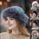 thumbnail image 3 of Mongolian Men Women Winter Faux Fur Suede Fluffy Beanie Warm Thick Hat Snow Cap Niuniu, 3 of 4