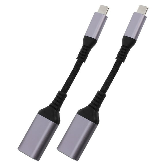 FUTUREORYY Usb-C To Usb-A Adapter 2Pcs Braided Cord Design For Office Work