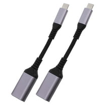 FUTUREORYY Usb-C To Usb-A Adapter 2Pcs Braided Cord Design For Office Work