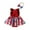 Red, variant on Elippeo Baby Girls Independence Day Romper Dress 3 6 9 12 18 Months Sleeveless Stars Print Romper with Headband