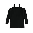 thumbnail image 1 of bar III Womens Cold-Shoulder Pullover Sweater, Black, X-Large, 1 of 2