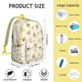 thumbnail image 5 of Cute Bee Hive Backpack – Honeycomb Pattern Bookbag with Queen Bee and Honey Design for Bee Fans, 5 of 5