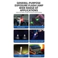 thumbnail image 3 of 7 colors Remote RGB Led Aircraft Strobe lights Motorcycle Lights LED, 3 of 9