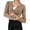 Coffee, variant on Women's Modern Dance Practice Wrap Top Long Sleeve Ballet Flower Shawl Figure Versatile Tunic Blouse, M, Black