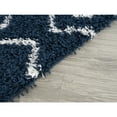 thumbnail image 3 of L'Baiet Alexia Navy Shag 2' x 3' Scatter Fabric Rug, 3 of 5