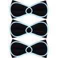 thumbnail image 1 of LINLIN 3 Pcs LED Bow Tie Light Up Bow Tie LED Bow Tie Adjustable Light Up Bow Tie, Novelty Bow Tie Party Glowing LED Tie, 1 of 5
