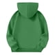 thumbnail image 5 of Sudadera deportiva informal de manga larga de color liso para niños, blusa de poliéster con capucha y mangas largas con insertos en los hombros., 5 of 6