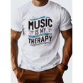 thumbnail image 1 of Camiseta clásica de algodón con cuello redondo, tela suave y elástica, estampado de alfabetos, top informal y versátil para hombres y jóvenes, ideal para verano y primavera. Para adultos, hombres, muj, 1 of 7
