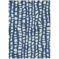 thumbnail image 2 of Addison Rugs Chantille Indoor/Outdoor Transitional Squares Navy Washable Rectangle Rug, 2'6" x 3'10", 2 of 6