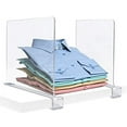 thumbnail image 4 of Sorbus Shelf Dividers, Acrylic, Closet and Cabinet Organizer for Clothes, Linens, Purses, 4-Pack, 4 of 9