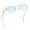 E2_(Clear Blue), variant on LifeArt Blue Light Blocking Glasses, Computer Reading Glasses, Anti Blue Rays, Reduce Eyestrain, Stylish for Men and Women(Clear,+2.50 Magnification)