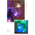 thumbnail image 2 of Wekity LED Fiber Optic Flower Lantern String Party Vacation House Display Courtyard Decoration Colorful Lights, Gift Wedding Halloween Christmas Decoration Battery (20 FT, Color)-0625, 2 of 5