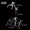 thumbnail image 3 of Migaven Action Figure Stand, 10pcs Assembly Action Figure Display Holder Base Doll Model Support Display Stand Compatible with HG RG SD SHF Gundam 1/144 Toy Clear, 3 of 4