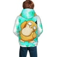 thumbnail image 2 of Psyduck Youth Cartoon Hoodie Fashion Long Sleeve Kids Pullover Coat Casual Hoody Hooded Sweatshirts for Boys Girls, 2 of 8