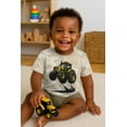 thumbnail image 3 of Tstars Monster Tractor Shirt for Toddler Boys - Fun Kids Tee Gift for Birthdays Holidays & Everyday Play Toddler Kids T-Shirt 2T Natural Camo, 3 of 6