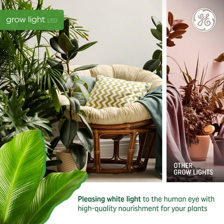 General Electric - GE Grow LED 9-Watt BR30 Indoor Plants, Red Reproductive Spectrum for Flowering and Fruiting - White