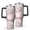 Pioneer Flower Floral-1, variant on 40oz Pioneer Flower Floral Print Pattern Insulated Tumbler with Handle, BPA-Free Leak Proof Lid and Straws, Double Wall Vacuum, Hot 12h/Cold 34h