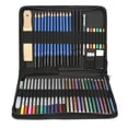 thumbnail image 3 of Ensemble de 51 crayons de couleur professionnels pour dessin et croquis, 3 of 4