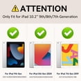 thumbnail image 2 of Funda BMOUO para iPad de 9ª, 8ª y 7ª generación de 10,2 pulgadas con correa, 2 of 8