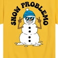thumbnail image 3 of Instant Message - Snowman Snow Problemo - Toddler & Youth Short Sleeve Graphic T-Shirt, 3 of 6
