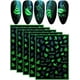thumbnail image 1 of 5 hojas de pegatinas luminosas de plástico para uñas, autoadhesivas, para manicura, para mujer, diseño 3D que brilla en la oscuridad, hojas de 10 x 8 cm., 1 of 3