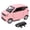 Pink, variant on NFTIGB 1/24 MINI EV Car Model Diecast Zinc Alloy Pull Back Toy Car with Roof Suitcase Miniature Collectible Play Vehicle with Lights and Sounds for Kids 3+ Years Old (4.9 x 3.0 x 2.8 inches / Pink)
