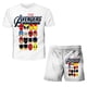 thumbnail image 1 of Baby Boy Set Clothes for Newborns Suit Captain America Marvel Boys Wear Kids' Sportswear Girl Clothing Young Children T-shirts13T Gong Bohan LED, 1 of 2