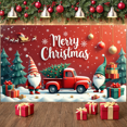 thumbnail image 4 of Decorative Design Christmas Banner Festive Theme Santa Claus Graphic Holiday Decoration Merry Christmas for Holiday Celebration Festive Decor Winter Wonderland, 4 of 9