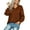 Brown, variant on Aayomet Cardigan For Women Fall Women’s Casual Sweater Pullover Winter Basic Sweatshirt Long Sleeve Cozy Knitted Jumper Tops Loose Fit,Brown S-XXL